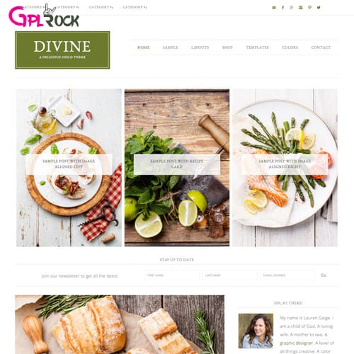 StudioPress Divine Pro Genesis WordPress Theme